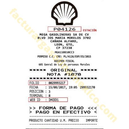 Como Facturar Shell - Facturación De Tickets En Línea